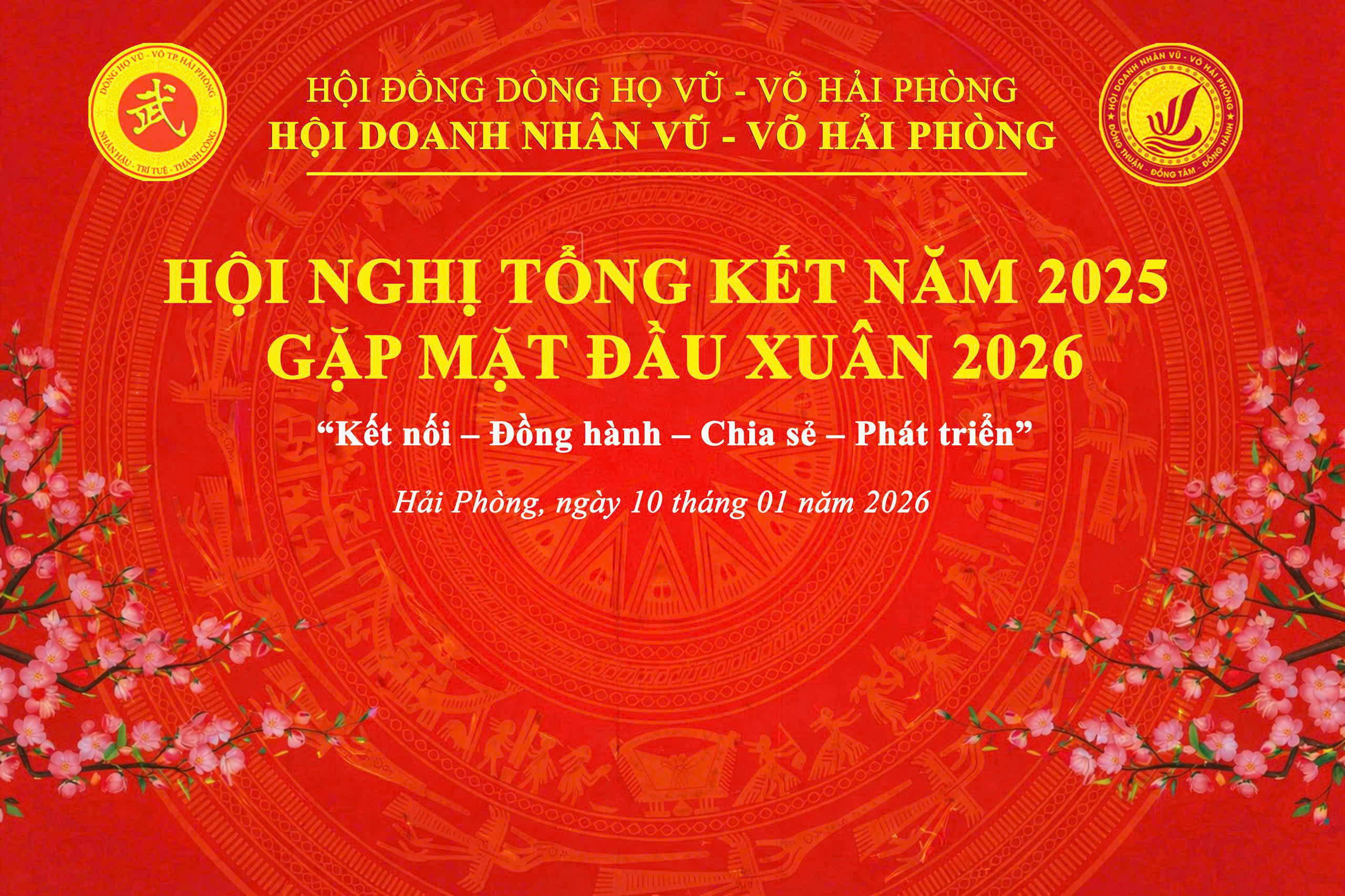 Doanh nhân Vũ – Võ Hải Phòng – Tổ chức Gặp gỡ đầu xuân – Kết nối để phát triển