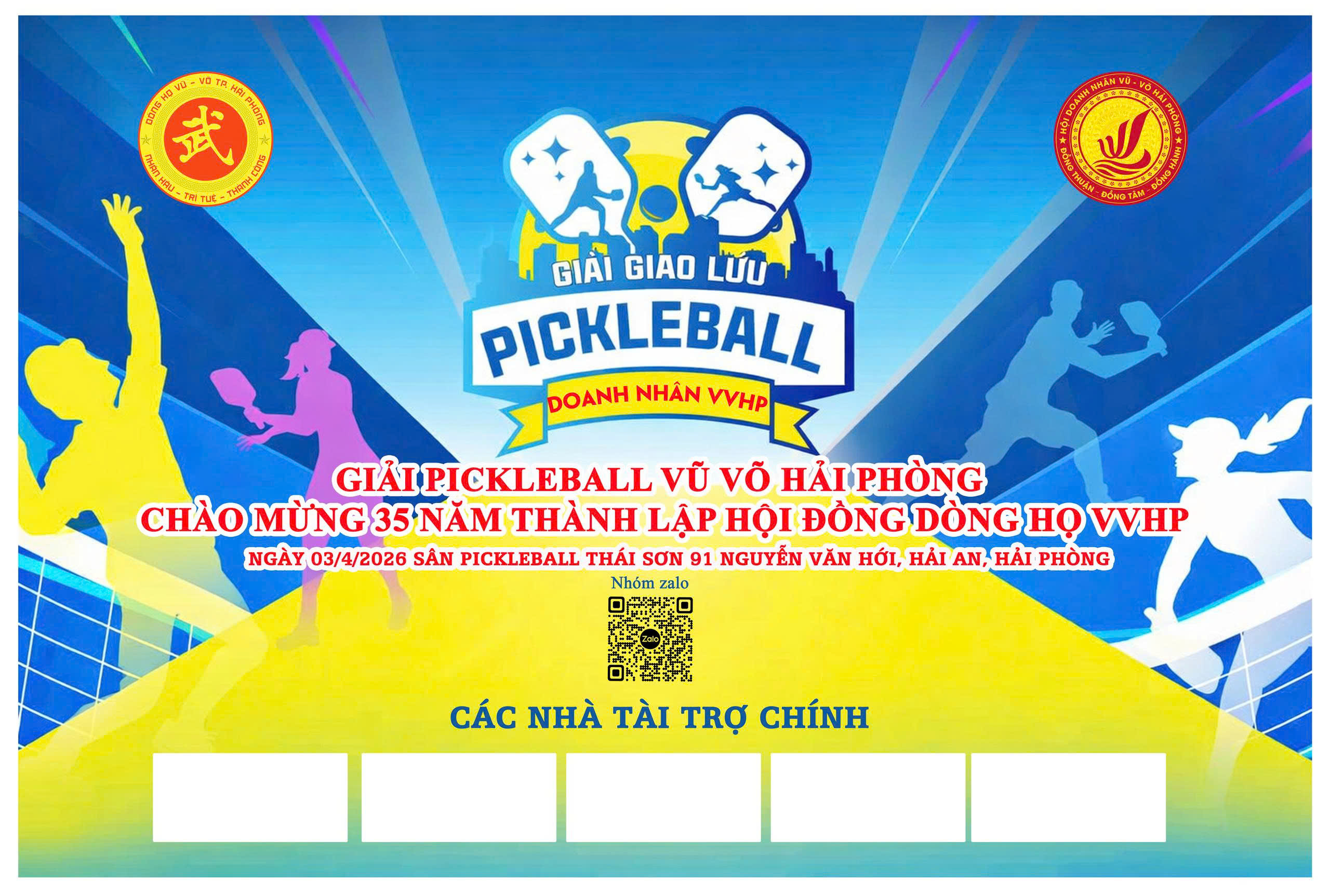 GIẢI GIAO LƯU PICKLEBALL DOANH NHÂN VVHP 2026 