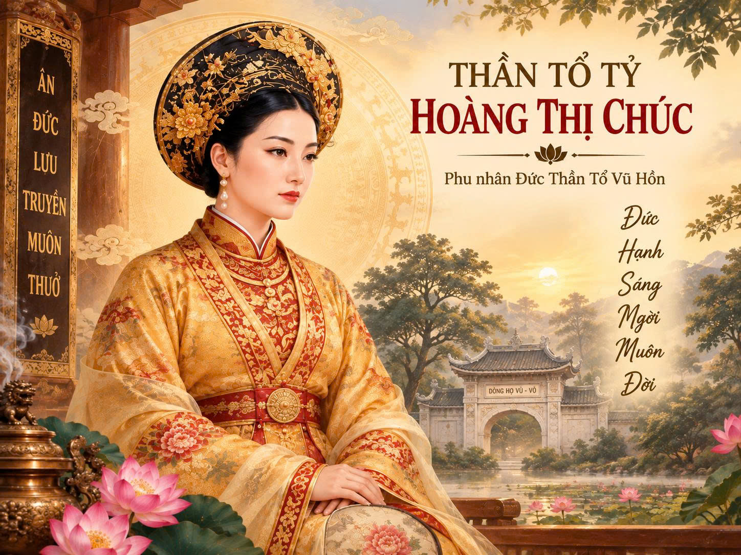 HƯỚNG VỀ NGÀY GIỖ THẦN TỔ TỶ HOÀNG THỊ CHÚC